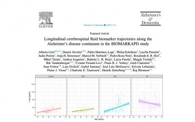 How do Alzheimer’s biomarkers change over time?