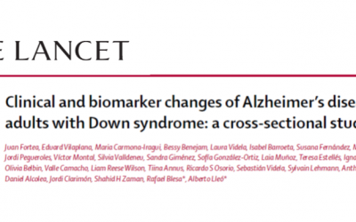 Publication in The Lancet: natural history of Alzheimer’s disease in people with Down syndrome