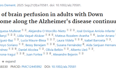 Estudi de la perfusió cerebral en adults amb síndrome de Down al llarg del contínuum de la malaltia d’Alzheimer
