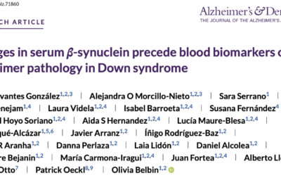 Changes in serum β-synuclein precede blood biomarkers of Alzheimer pathology in Down syndrome